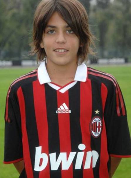 Ed ecco anche Daniel Maldini che gioca nei Giovanissimi Nazionali del Milan. 